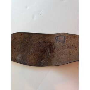 Vintage Brown Leather Weightlifting Belt Double Prong Powerlifting Bodybuilding